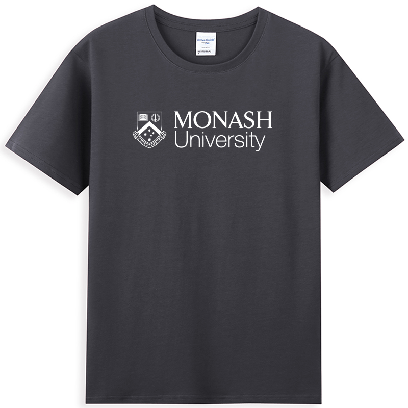 Monash莫纳什蒙纳士大学休闲短袖文化衫纯棉T恤男女澳洲名校衣服 - 图3