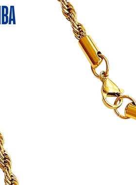 NBA正品镶钻项链嘻哈合金情侣