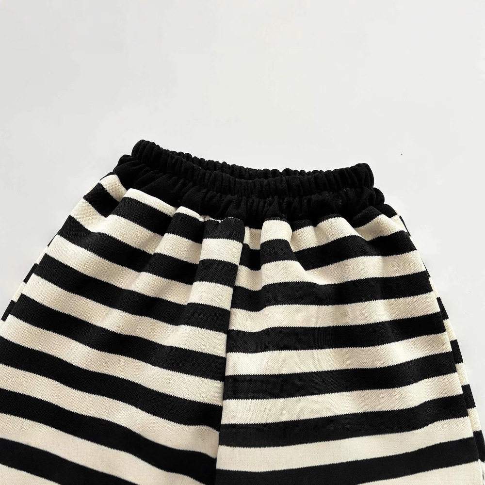 儿童冬季加绒加厚保暖条纹裤子韩版洋气中小童男女童束口裤,淘宝优惠券,粉丝福利购,淘宝优惠卷