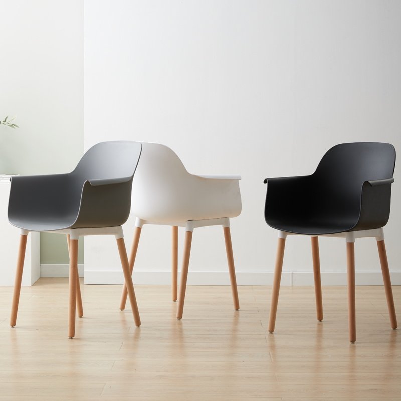 休闲椅子彩色等位椅子商用木腿椅子休息椅子,淘宝优惠券,粉丝福利购,淘宝优惠卷