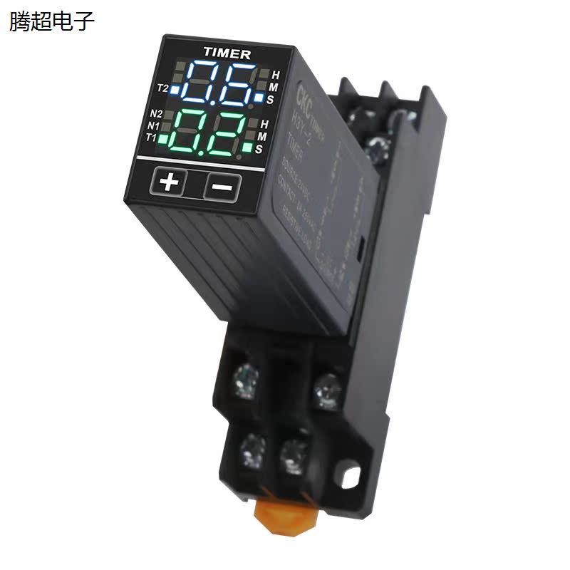 JSZ6小型数显H3Y-2/4时间继电器循环时间控制延时器12V24V220议价 - 图3