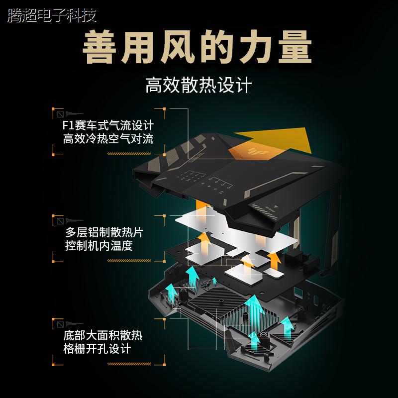 华硕电竞路由器TUF小旋风PRO无线千兆wifi6双频AX4200M家用高议价-图3