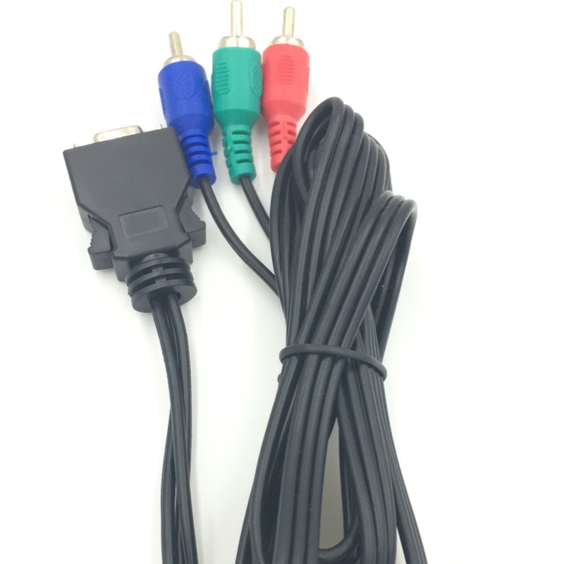 CN14P D-端子转3RCA3AV 视频转接 转换线 色差分量线 1.5米 - 图3