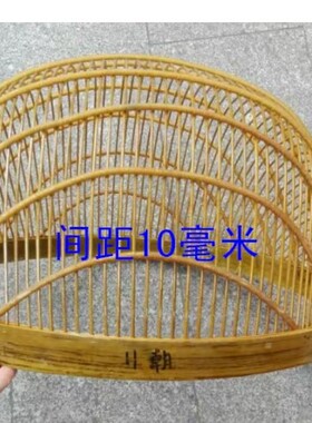纯手工圆形耐用筛渔竹制分类筛子