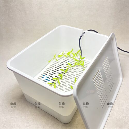 乌龟饲养盒乌龟发色盒龟苗孵化龟缸蛋龟饲养盒育苗盒可加温 - 图1