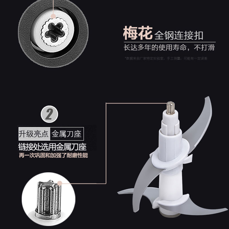 家多彩美宴2升3升4升6升绞肉机刀头替换刀片不锈钢通用刀头绞刀片_虎窝淘