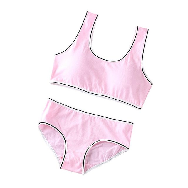 Developmental young girl underwear pure cotton suit