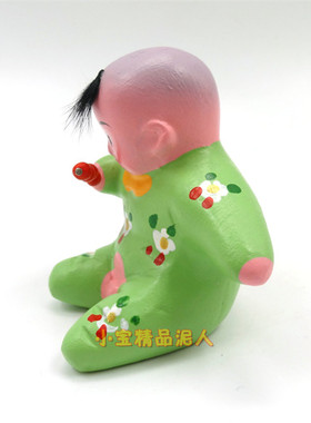 天津泥人张童趣礼盒送吃糖工艺品