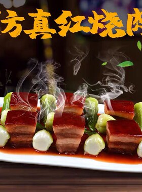 红烧肉模型道具东坡肉摄影道具