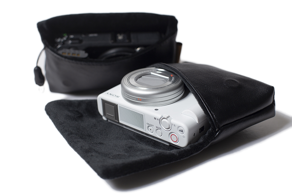 shounenn原创皮质复古ccd机相机包适用于索尼ZV1黑卡保护套理光GR - 图2