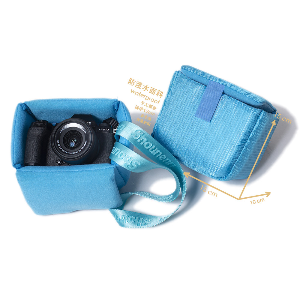 shounenn适用于富士微单xs10索尼a6000a6300a6400a6500防水内胆包_虎窝淘