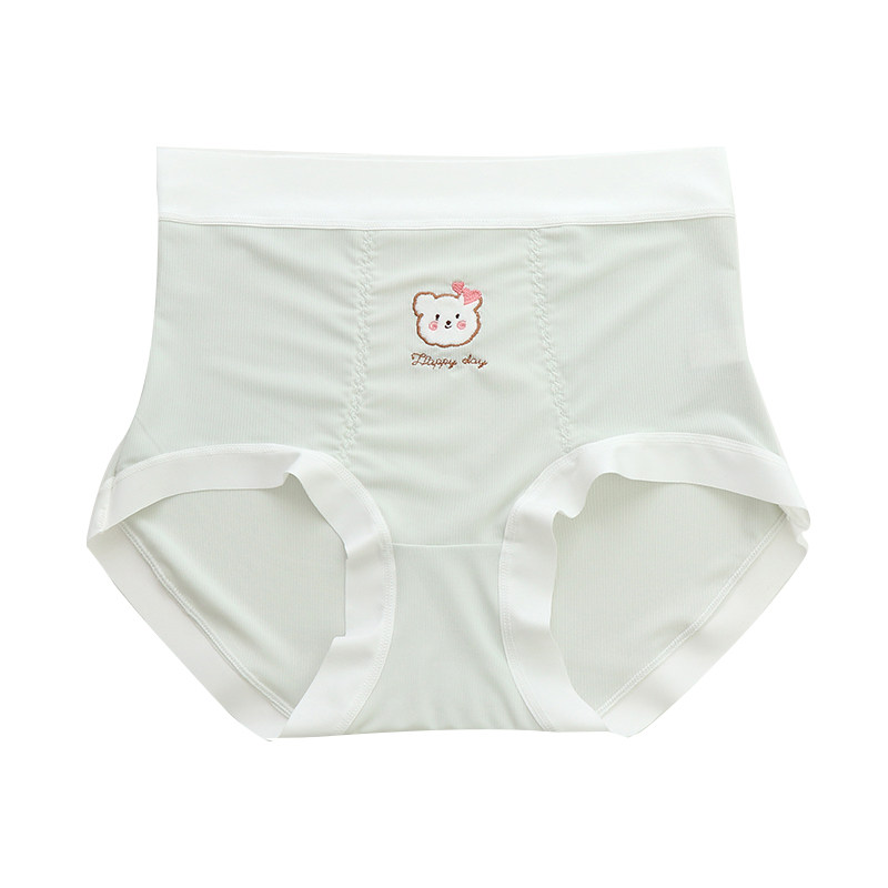 高腰收腹大码女士内裤薄款无痕冰丝透气抗菌胖MM200斤三角底裤头,淘宝优惠券,粉丝福利购,淘宝优惠卷