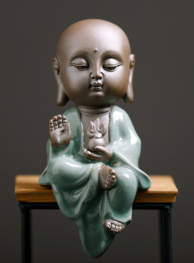 地藏王菩萨陶瓷禅意风观音佛像