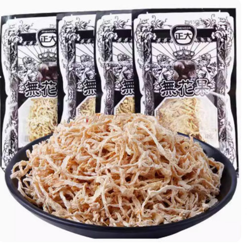 无花果丝条酸甜无花果干正大80后怀旧散装罐装童年小吃零食包邮 - 图0