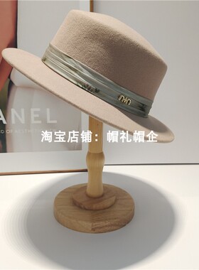 秋冬毡帽宽檐精品档气质羊毛礼帽