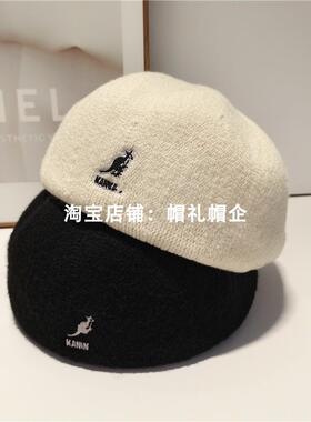 蓓蕾帽前进帽英伦风针织帽百搭