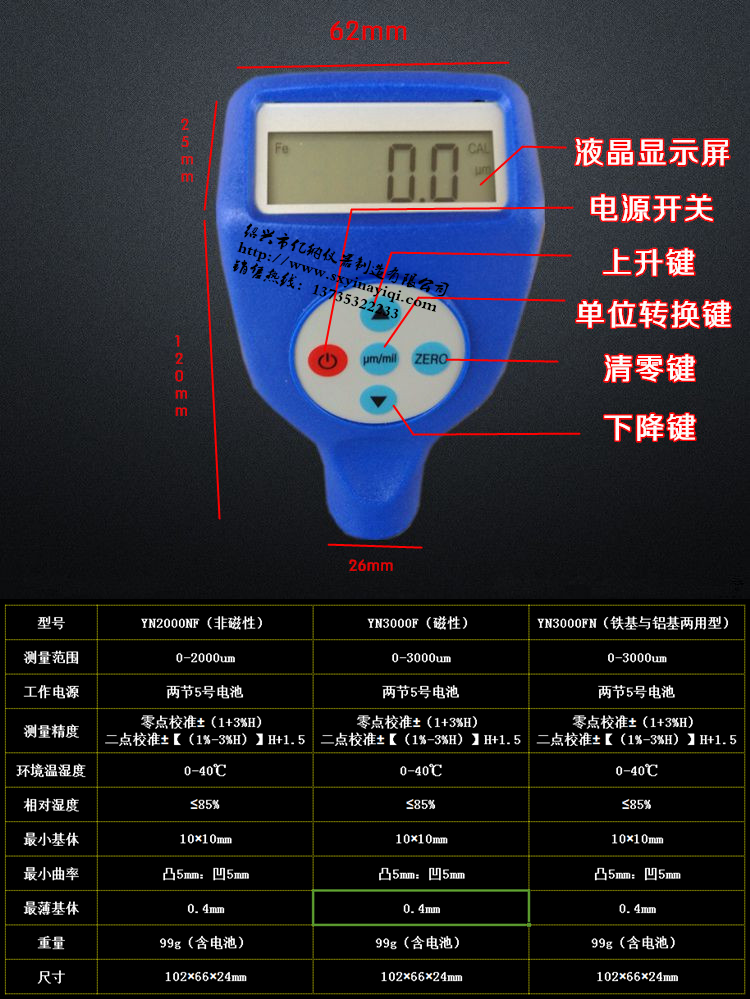 正品包邮 测厚仪|涂层漆膜测厚仪|油漆铁基镀锌测厚度|数显膜厚仪 - 图1