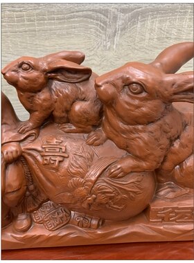 日本七福神大黑天福禄寿兔子招财千万两大摆件