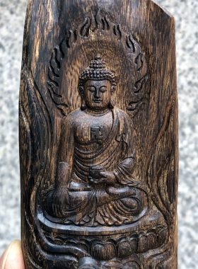 达拉干沉香木雕摆件沉香雕件如来