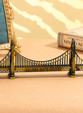 美国旧金山金门大桥模型摆件纪念