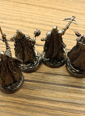 纯黄铜魅影军团兵人手办摆件