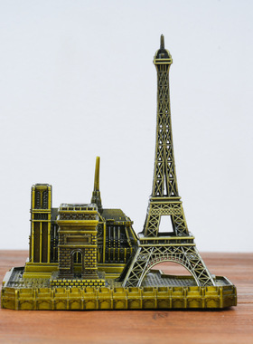 巴黎圣母院教堂艾菲尔铁塔摆件