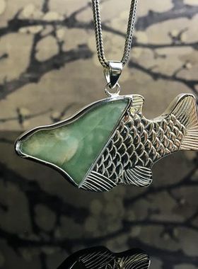 项链民族风饰品手工吊坠古瓷片