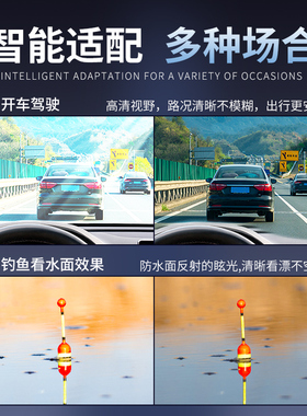 驾驶专用防紫外线男士墨镜2026新款潮流防眩光高端无框开车太阳镜