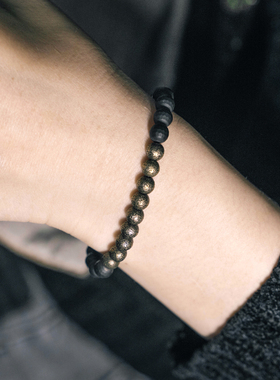 非鱼之家复古潮流肌理兄弟黑玛瑙