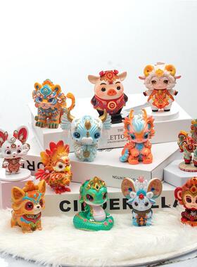 生肖娃娃本命吉祥物摆件