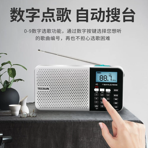 Desheng A5 Новая портативная частота регулировка радио радио радиолузовая плата Bluetooth пожилая плата
