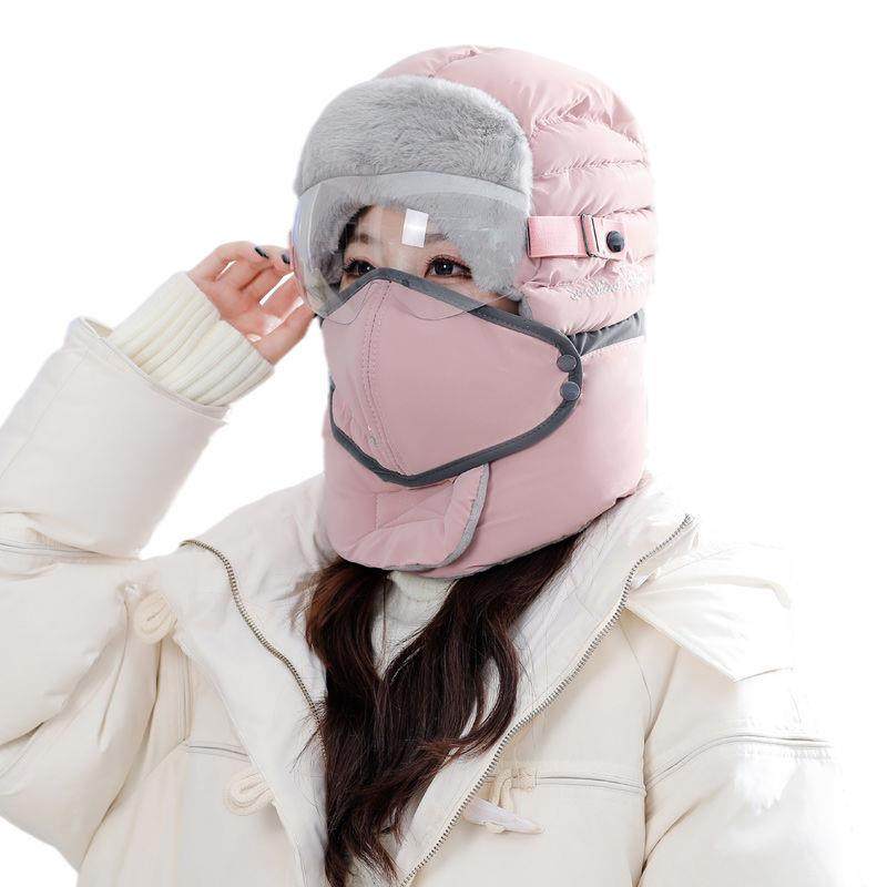 帽子女冬天加绒加厚护耳防风防寒东北棉帽秋冬季骑车保暖雷锋帽男,淘宝优惠券,粉丝福利购,淘宝优惠卷