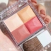 [Spot] Blush Nhật Bản Qian Li / Cezanne bốn màu 05 công suất sửa chữa âm thanh nổi ánh sáng cao 2019 màu mới - Blush / Cochineal