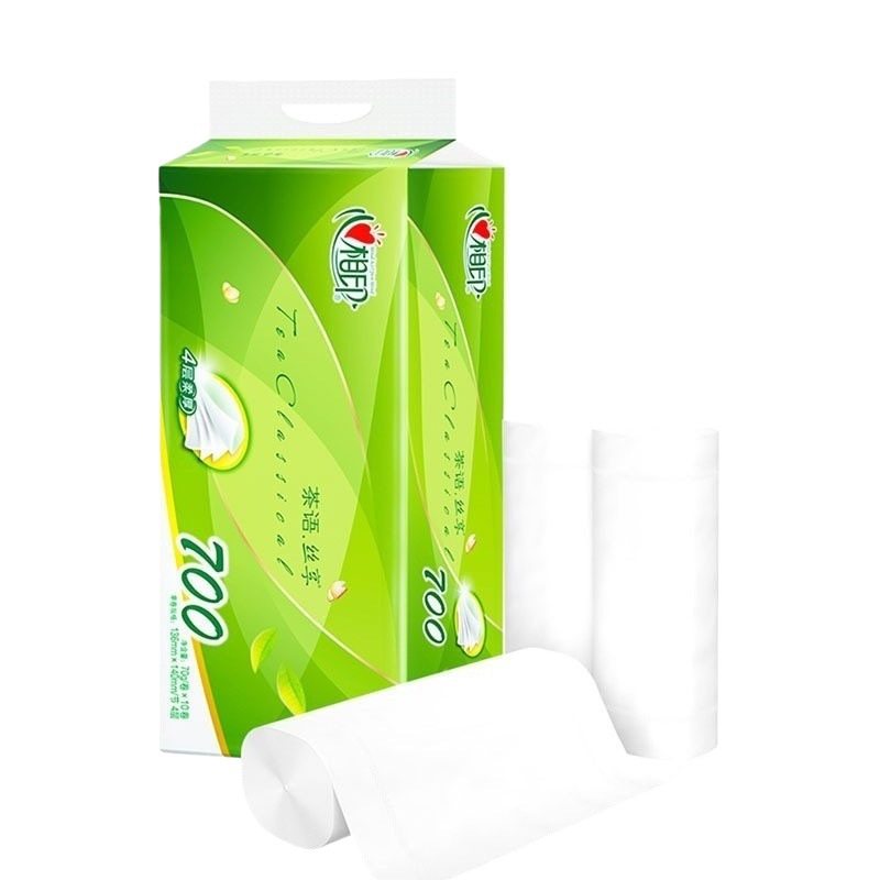 心相印茶语卷纸家用卫生纸手纸厕纸整件大量700克10卷无芯批,淘宝优惠券,粉丝福利购,淘宝优惠卷