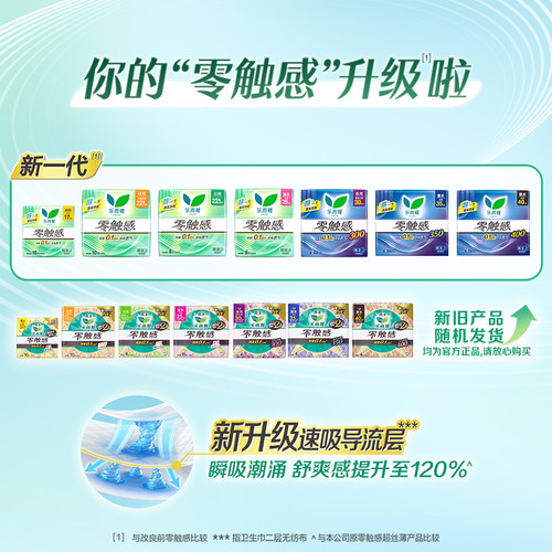 【99任选3件任选】花王乐而雅卫生巾零触感超薄日用25cm40片组合 - 图1