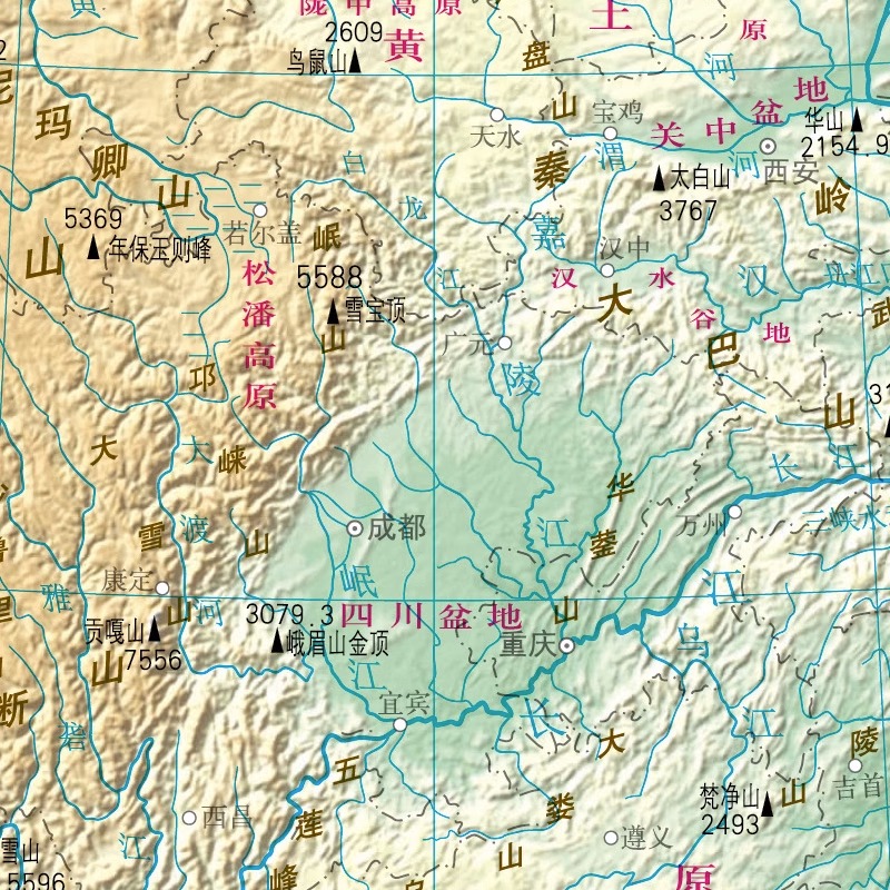 中国地图册 大字升级版  2024新版 大字清晰易读 行政区划 交通线路 地理参考工具书 大字版地图册 中国地图出版社 - 图2