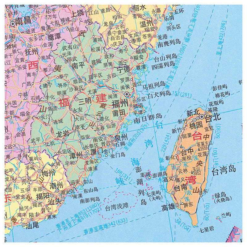 【极速发货】2024新版 竖版中国地图 中华人民共和国全图  折叠袋装105*86cm国家版图系列挂图（一全，折叠袋装） - 图3