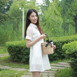 Willow -Redited Vine Wine Woven Boumb Baske Basket Basket Clorts Kyns's Hand Ручные корзины сбора корзины цветочные композиции и фотография реквизита Цветочная корзина