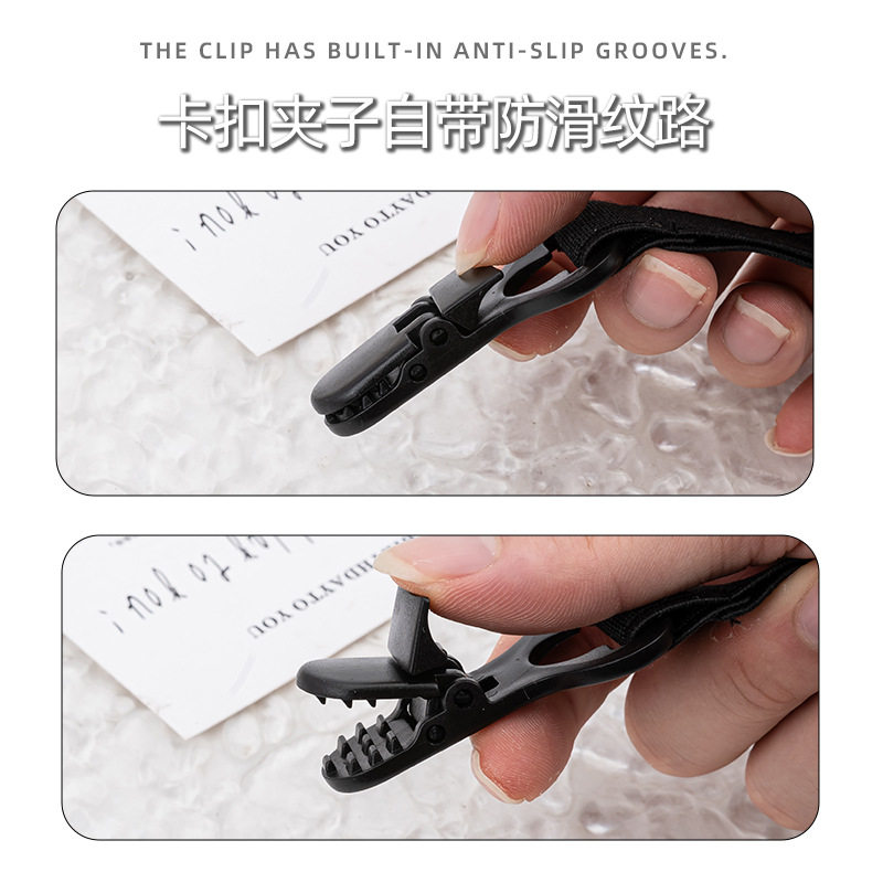 户外旅行帽子夹多功能背包夹便携式帽子收纳夹子太阳帽挂包防丢夹 - 图2