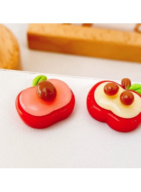 树脂仿真立体半立体夜光水果 仿真工艺品过家家食玩钥匙扣小挂件
