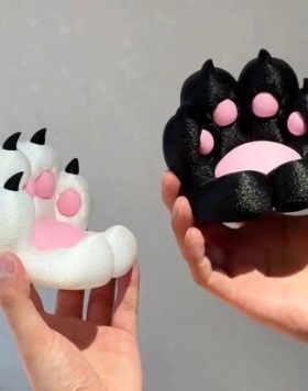 风猫爪手机支架桌面可爱少女创意摆件学生宿舍床头追剧耐用无