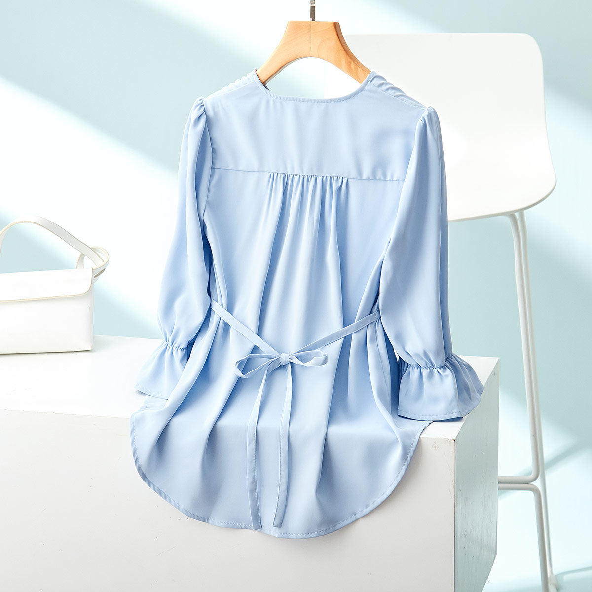 真维斯秋装新款潮流韩版女款衬衫 真维斯时尚衬衫