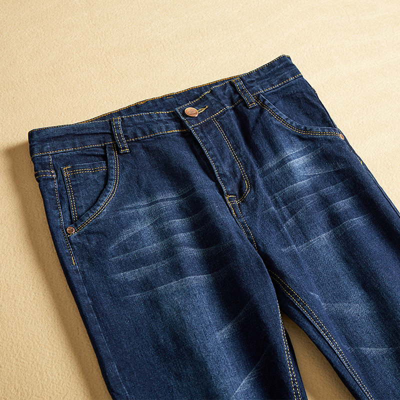 真维斯男式秋装新款百搭日常牛仔裤 真维斯时尚牛仔裤