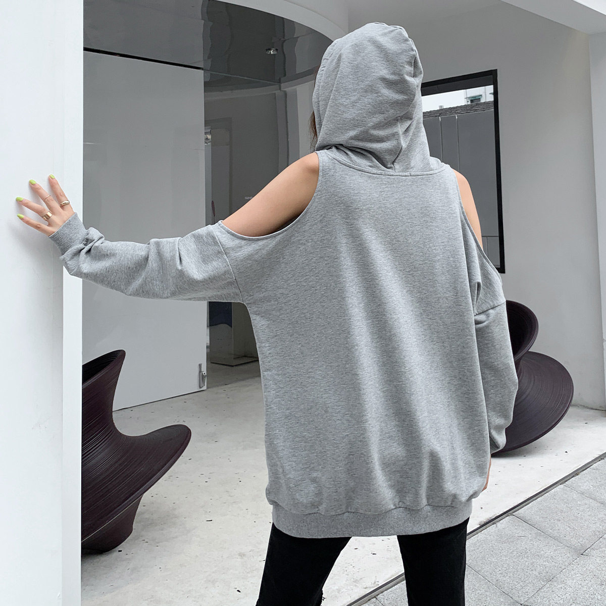 真维斯秋款新品潮流韩版女款卫衣 真维斯时尚卫衣/绒衫