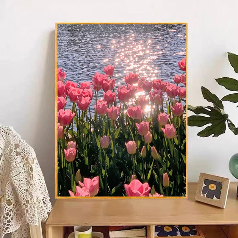 2026新款钻石画玫瑰风景高难度女孩子手工diy贴画十字绣客厅礼物,淘宝优惠券,粉丝福利购,淘宝优惠卷