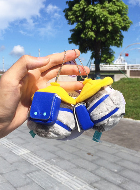 日系呆萌上学背书包戴帽小企鹅