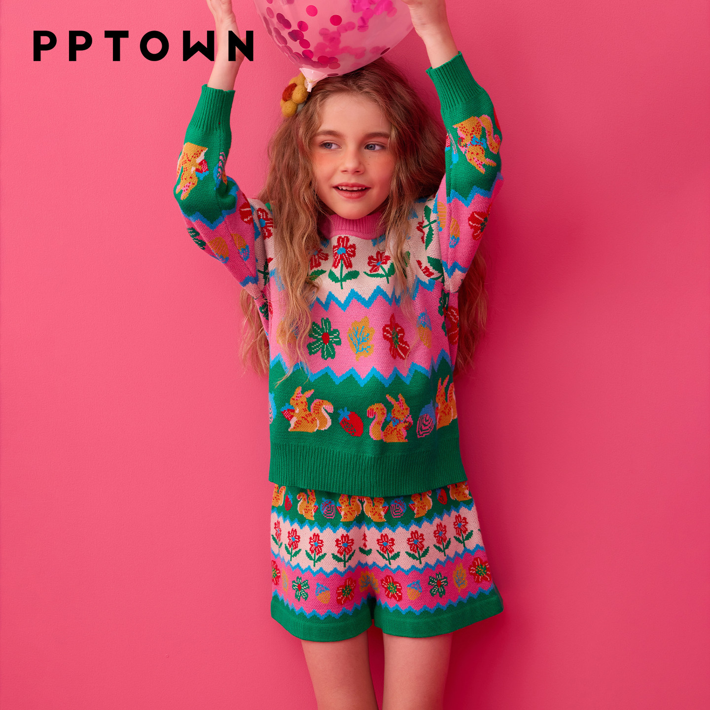 女童针织短裤秋冬新款裤子儿童洋气毛裤外穿裤子百搭打底裤,淘宝优惠券,粉丝福利购,淘宝优惠卷