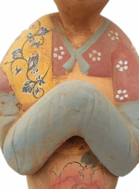 唐朝洛阳仿古风陶瓷名人名作摆件