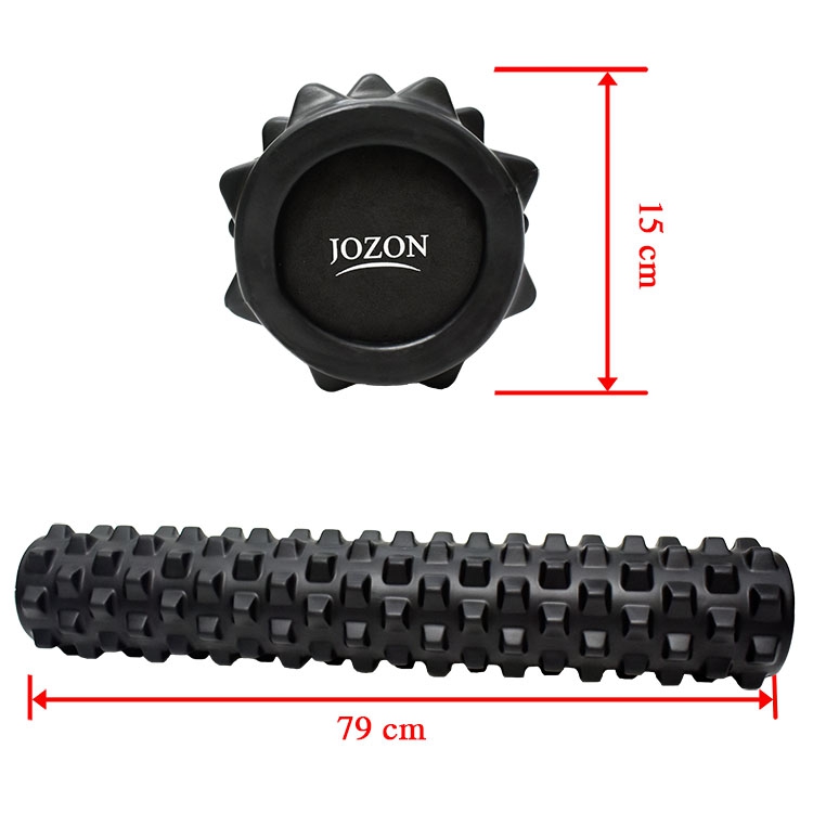 JOZON正品加硬79cm实芯狼牙款泡沫轴瑜伽柱肌肉深度按摩放松滚轴 - 图2