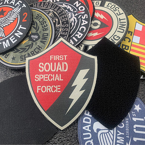 欧洲美洲俱乐部logo魔术贴徽章士气章服饰贴DIY定做设计来图制作 - 图2